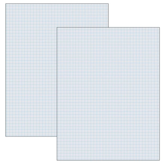 Pacon&#xAE; White 1/4&#x22; Graphing Paper, 2 Packs of 500